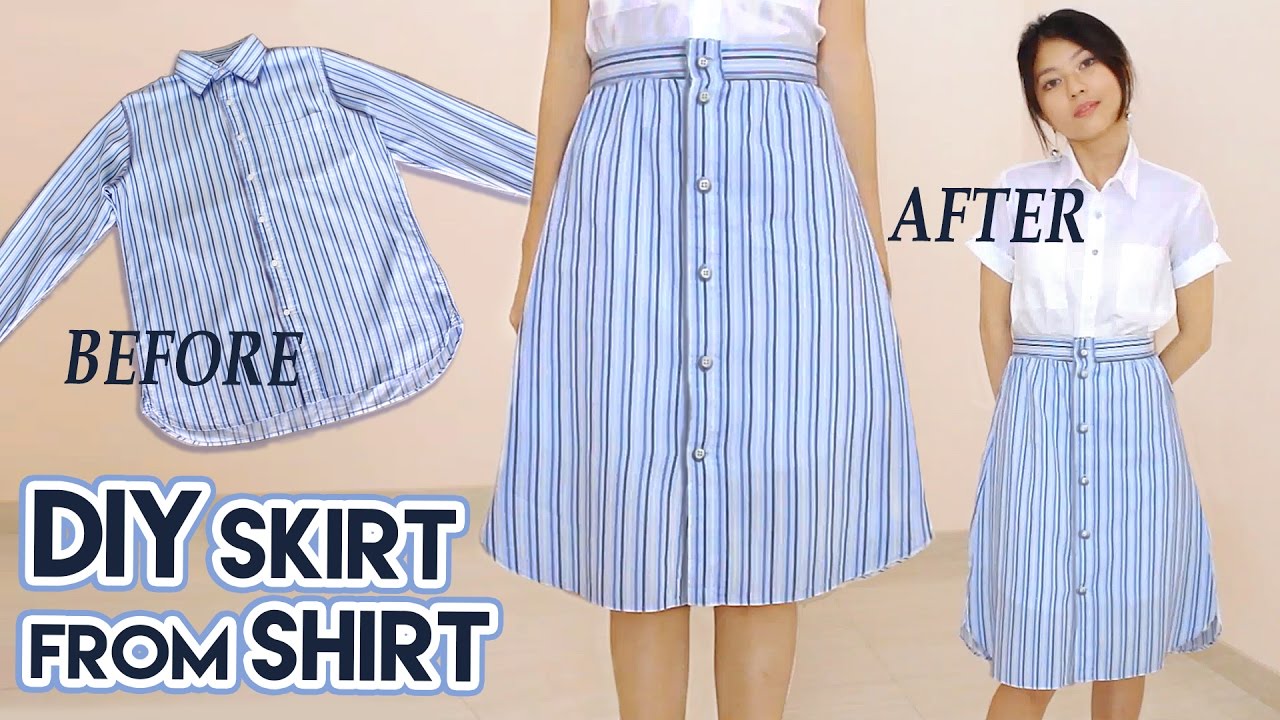 Turn T-Shirts into Skirts 