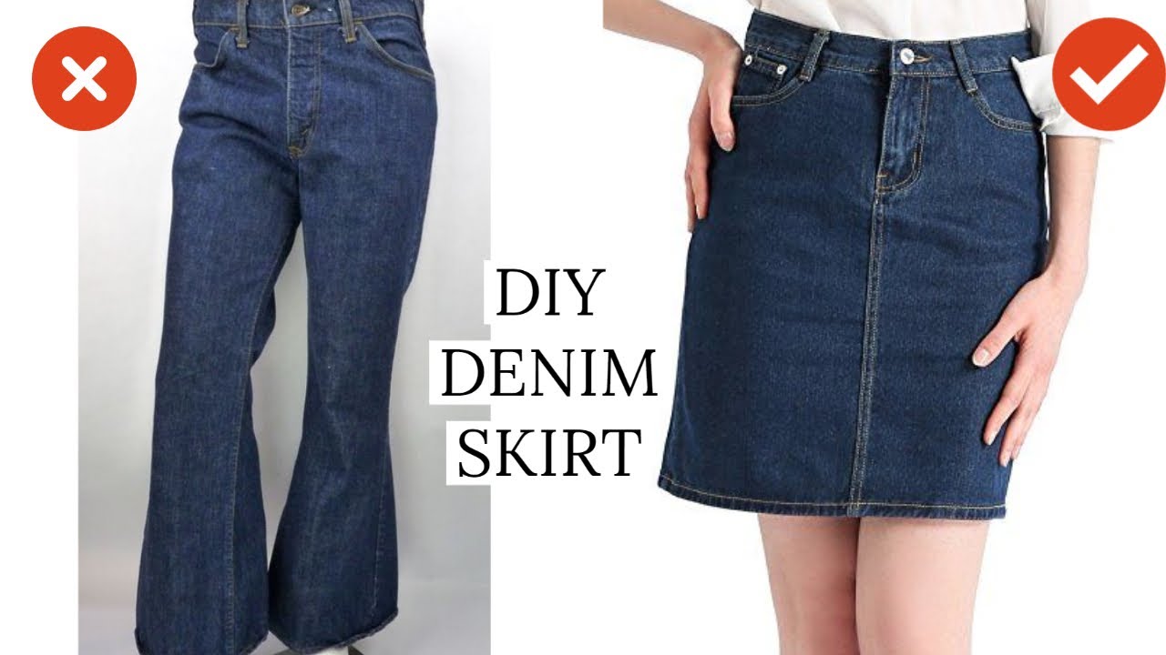 Convert Jeans into Shorts or Skirts